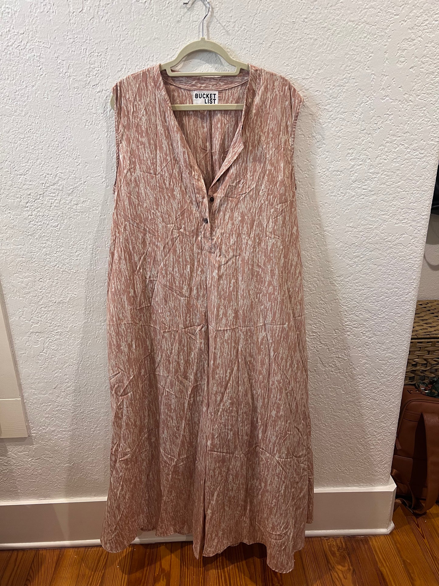 Pink/Beige Jumpsuit