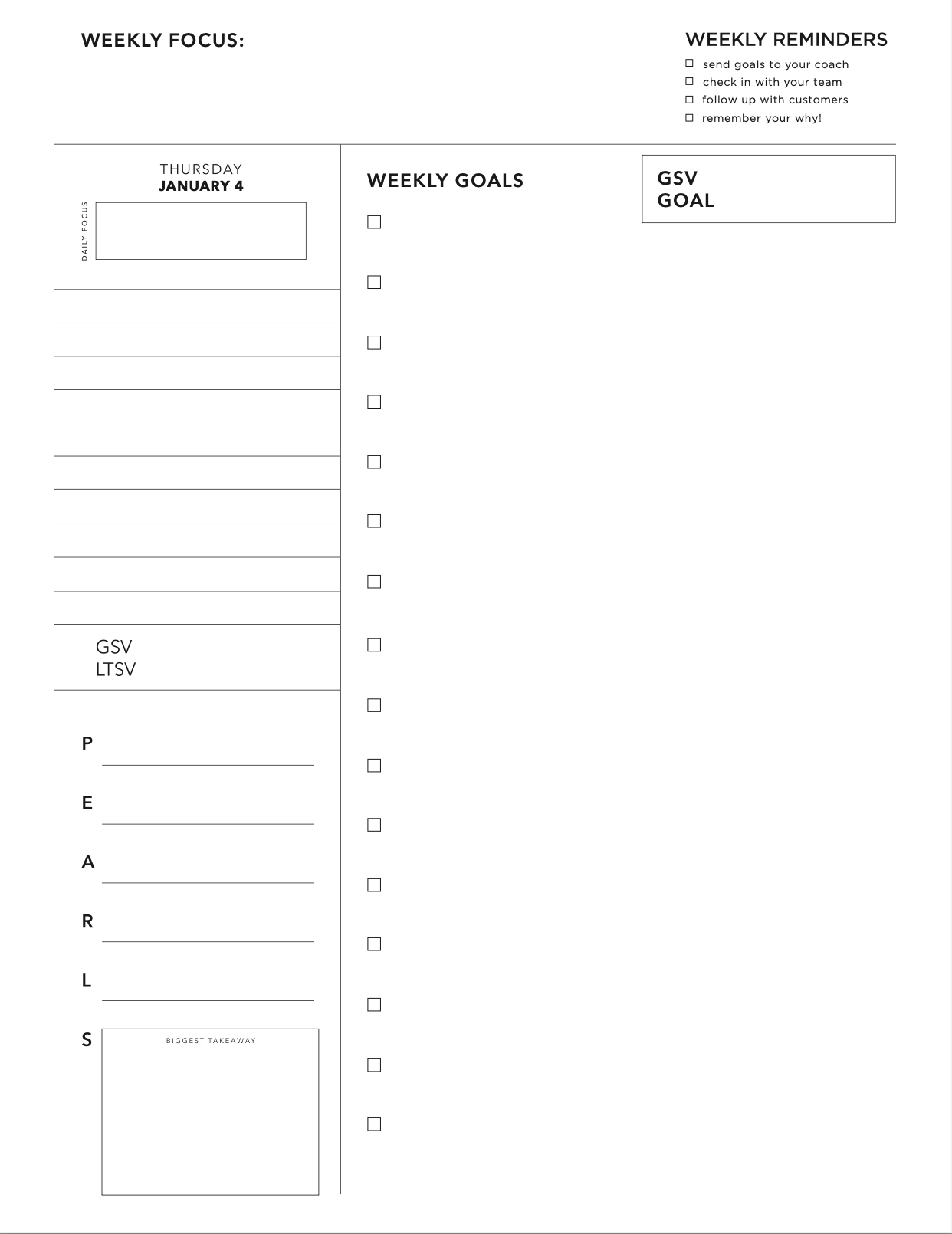 2024 Nu Skin Planner PDF Download (July-Dec)